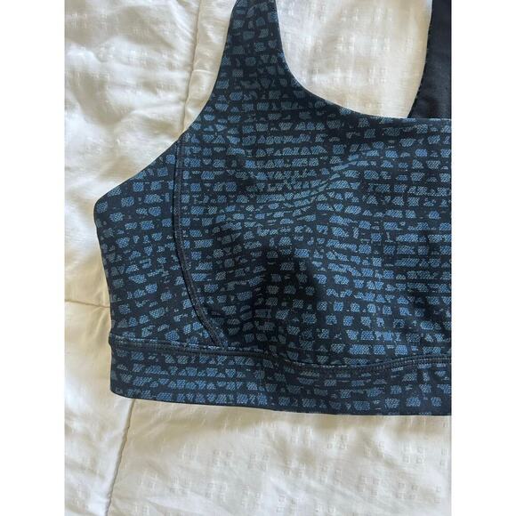 Lululemon Fast Lane Workout Bra Teal Size 10 - Picture 10 of 11